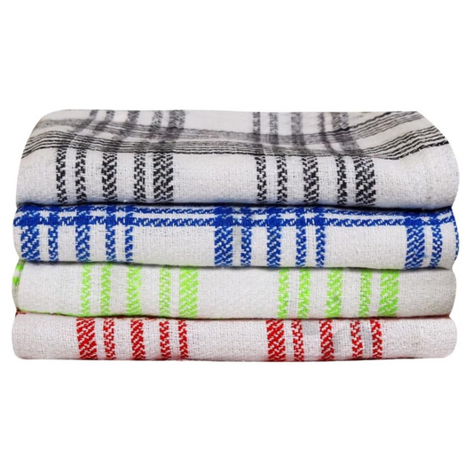 Pro Blazes 100% Natural Cotton Kitchen Towels (Pack of 4)